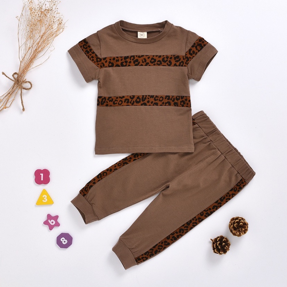 NWT 🎉 Leopard Print Top And Pants Set